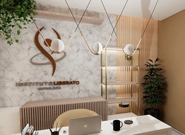 Estrutura do Instituto Liberato - Recepção